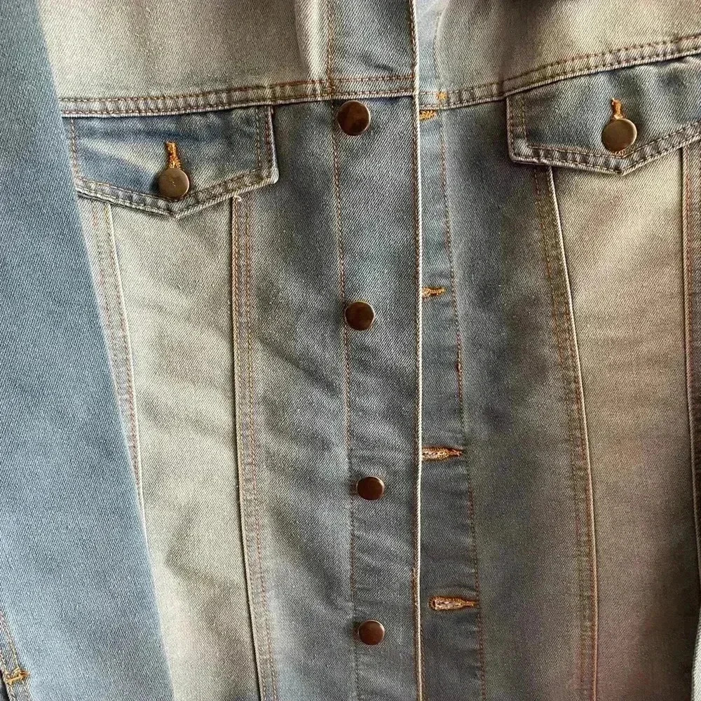 🆕Ashley Vintage Charm Plus-size Jean Jacket 3X🆕 - Picture 4 of 13